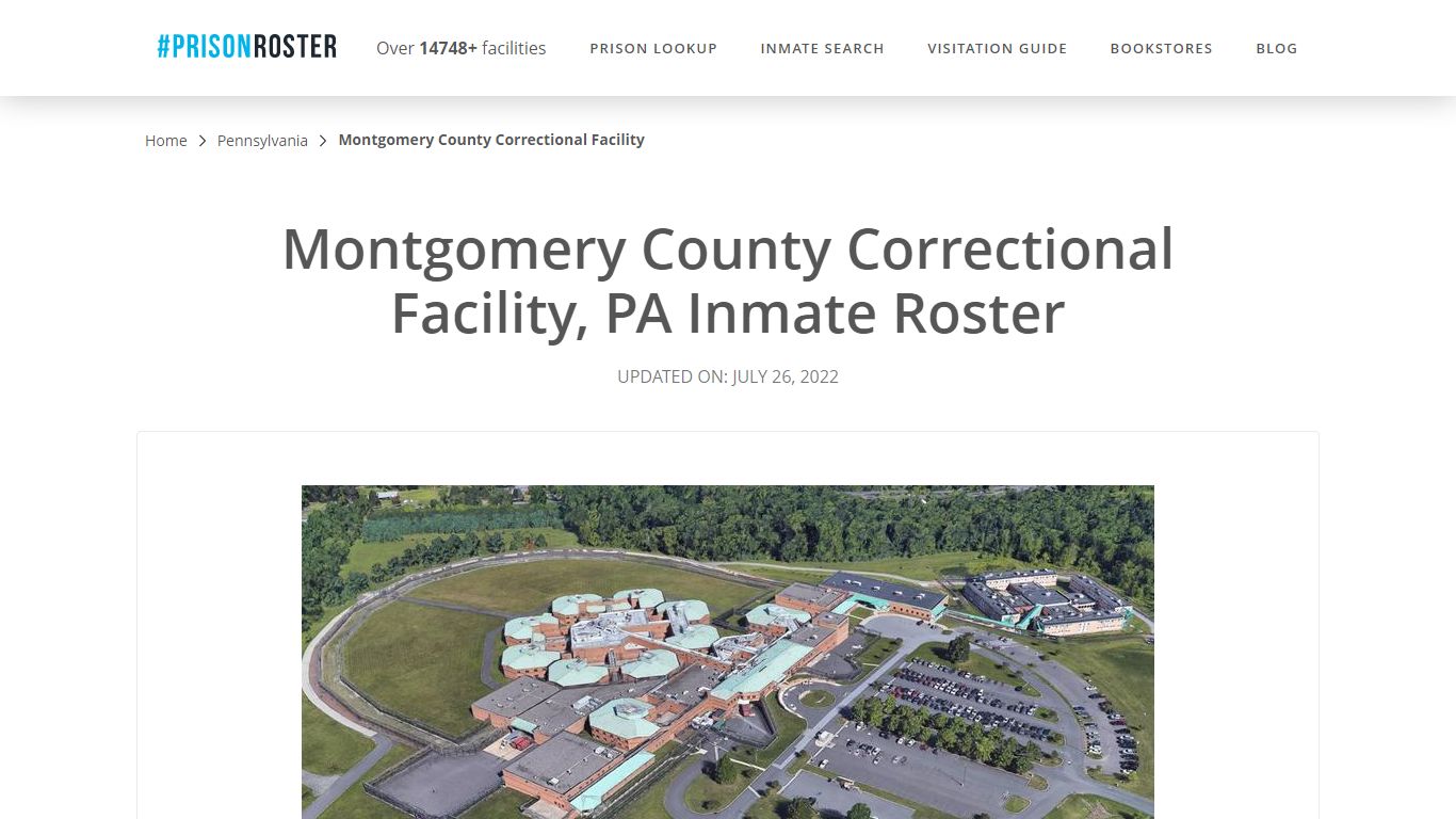 Montgomery County Correctional Facility, PA Inmate Roster - Prisonroster