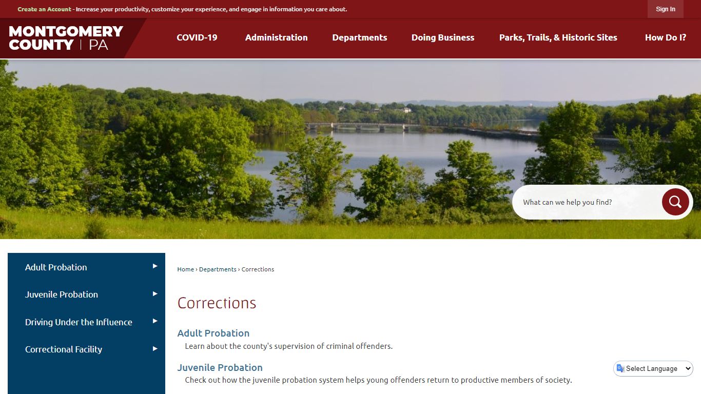 Corrections | Montgomery County, PA - Official Website